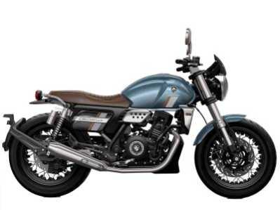 Мотоцикл дорожный CYCLONE (Циклон) RE401 (SR400 - B) 2024 синий с ПТС