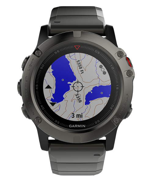 Часы Garmin (Гармин) FENIX 5X SAPPHIRE серые с металлическим браслетом Часы Garmin (Гармин) FENIX 5X SAPPHIRE серые с металлическим браслетом