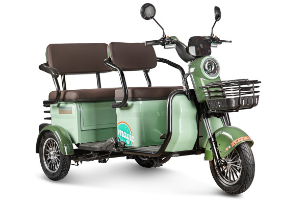 Пассажирский электротрицикл Rutrike (Рутрайк) Gelbert Kang 48V/60V 800Вт | Мототека
