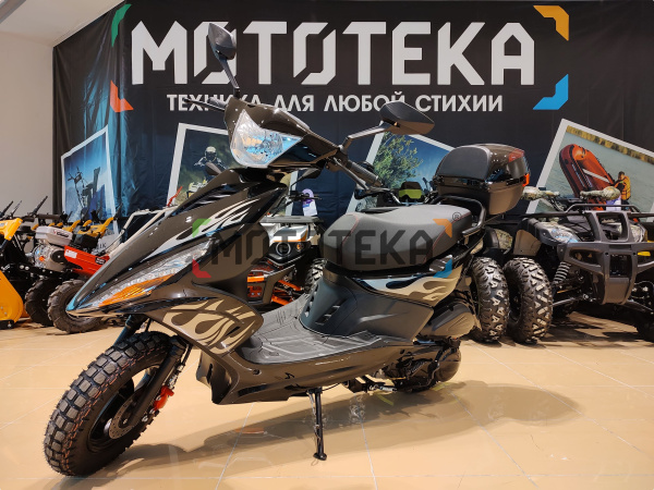 Скутер Мотомир SLASH чёрный | Мототека