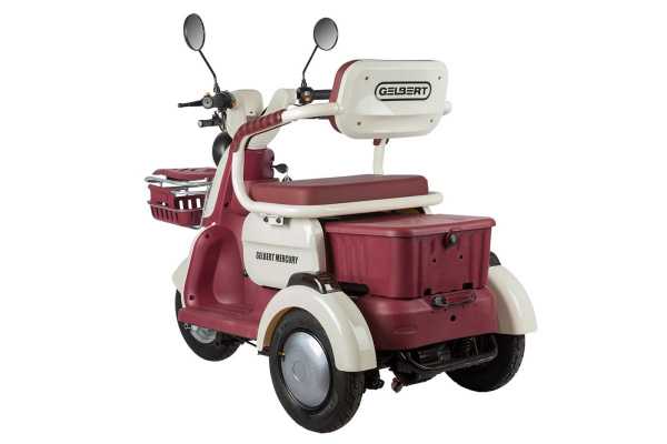 Пассажирский электротрицикл Rutrike (Рутрайк) Gelbert Mercury 48V/60V 650Вт | Мототека